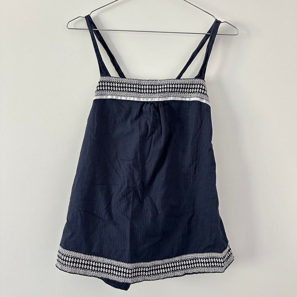 American-eagle Women's Navy and Blue Vest
